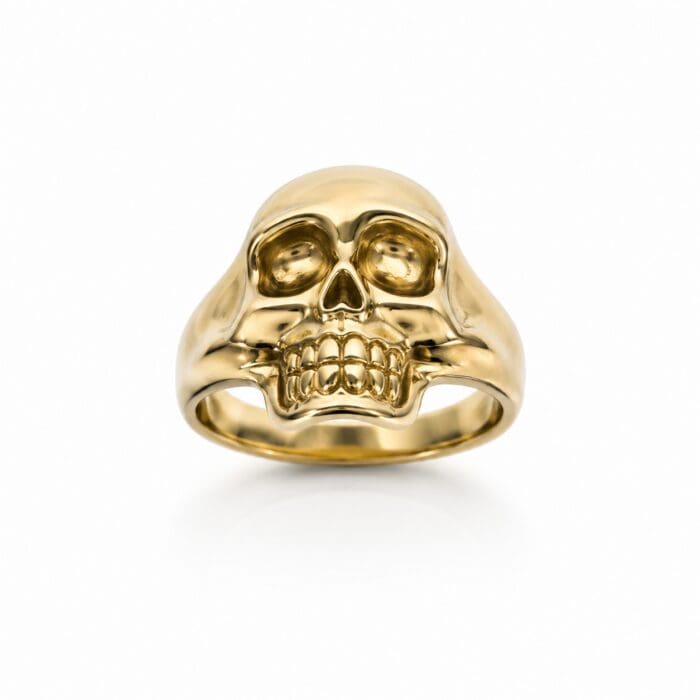 Nyheder 3 Exclusive by Bonells 14kt Dødningehoved ring - 36768685