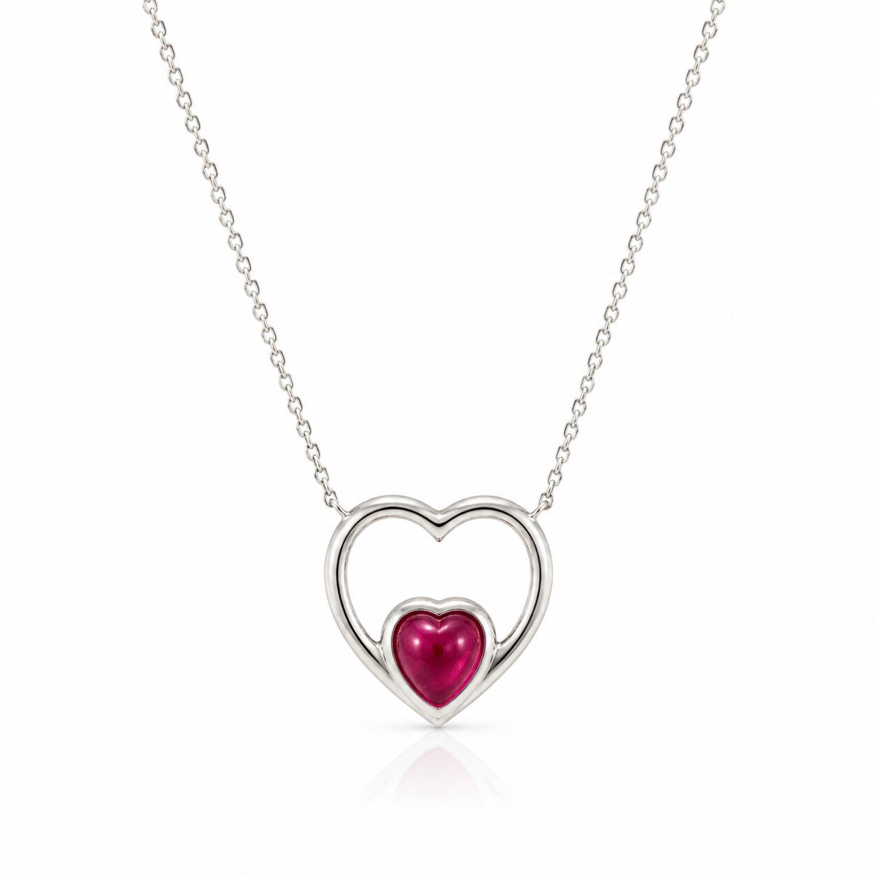 Greenland Rubies Hjerte halskæde - 63592 1 Greenland Rubies Hjerte halskæde - 63592