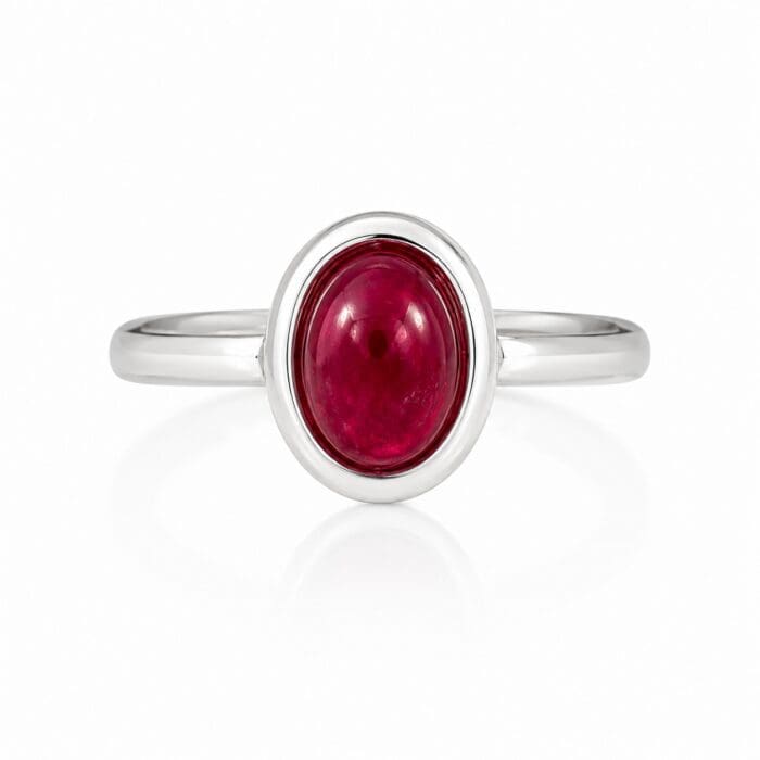 Nyheder 5 Greenland Rubies ring - 62263