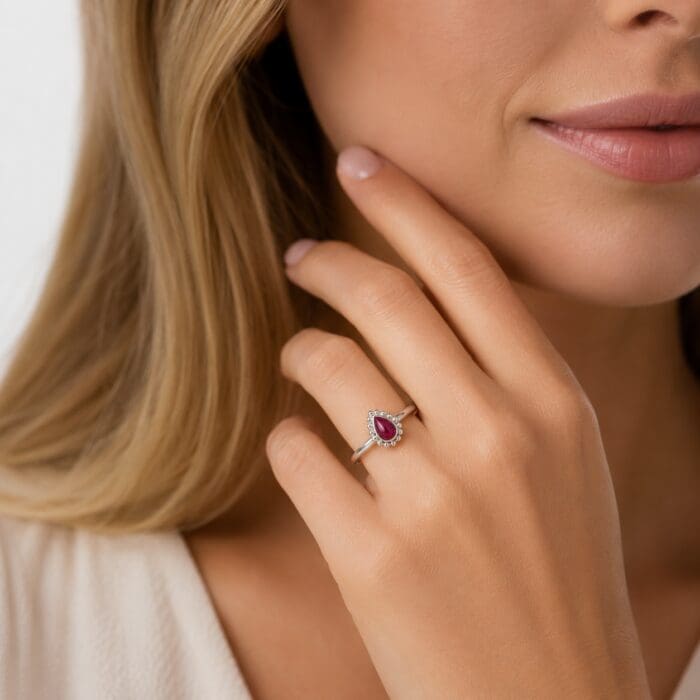 Greenland Rubies ring - 63574 - Billede 3