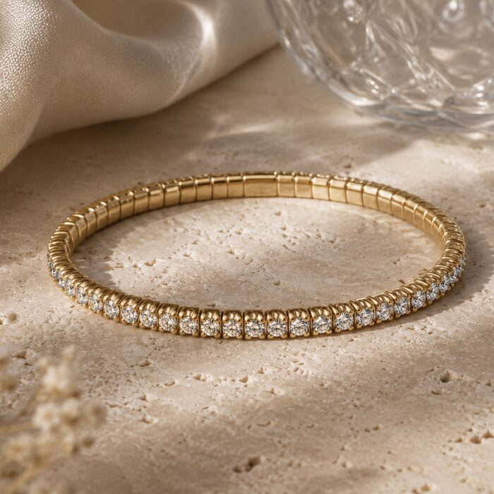 Alternative view of Exclusive by Bonells Strech Tennis armbånd - 7-09406-51-0068