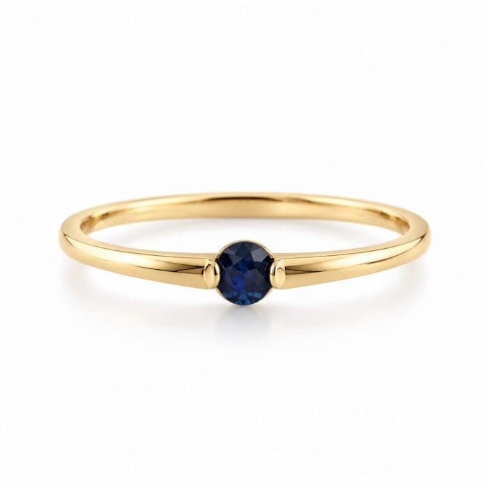 Alternative view of by Bonells 8kt Nótt Safir ring - 17895697