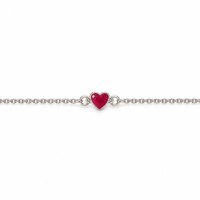 by Bonells sølv Hjerte armbånd - 35299979