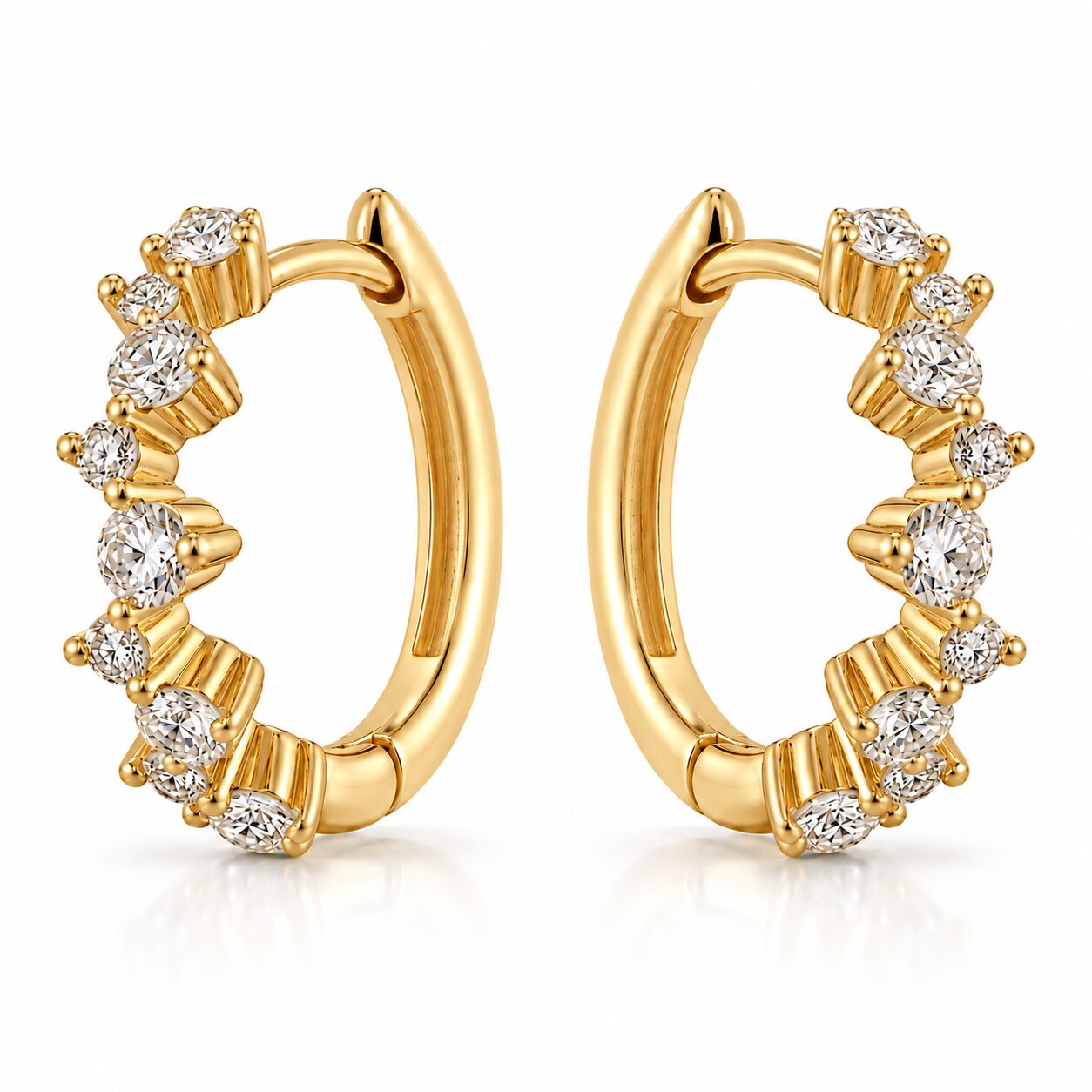 by Bonells 8kt Big Bang Creol øreringe - 48643157 2 by Bonells 8kt Big Bang Creol øreringe - 48643157 - Billede 2