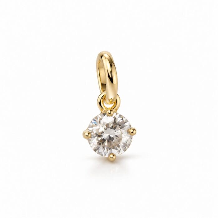 by Bonells 8kt 5,5mm Solitaire vedhæng - 82848364