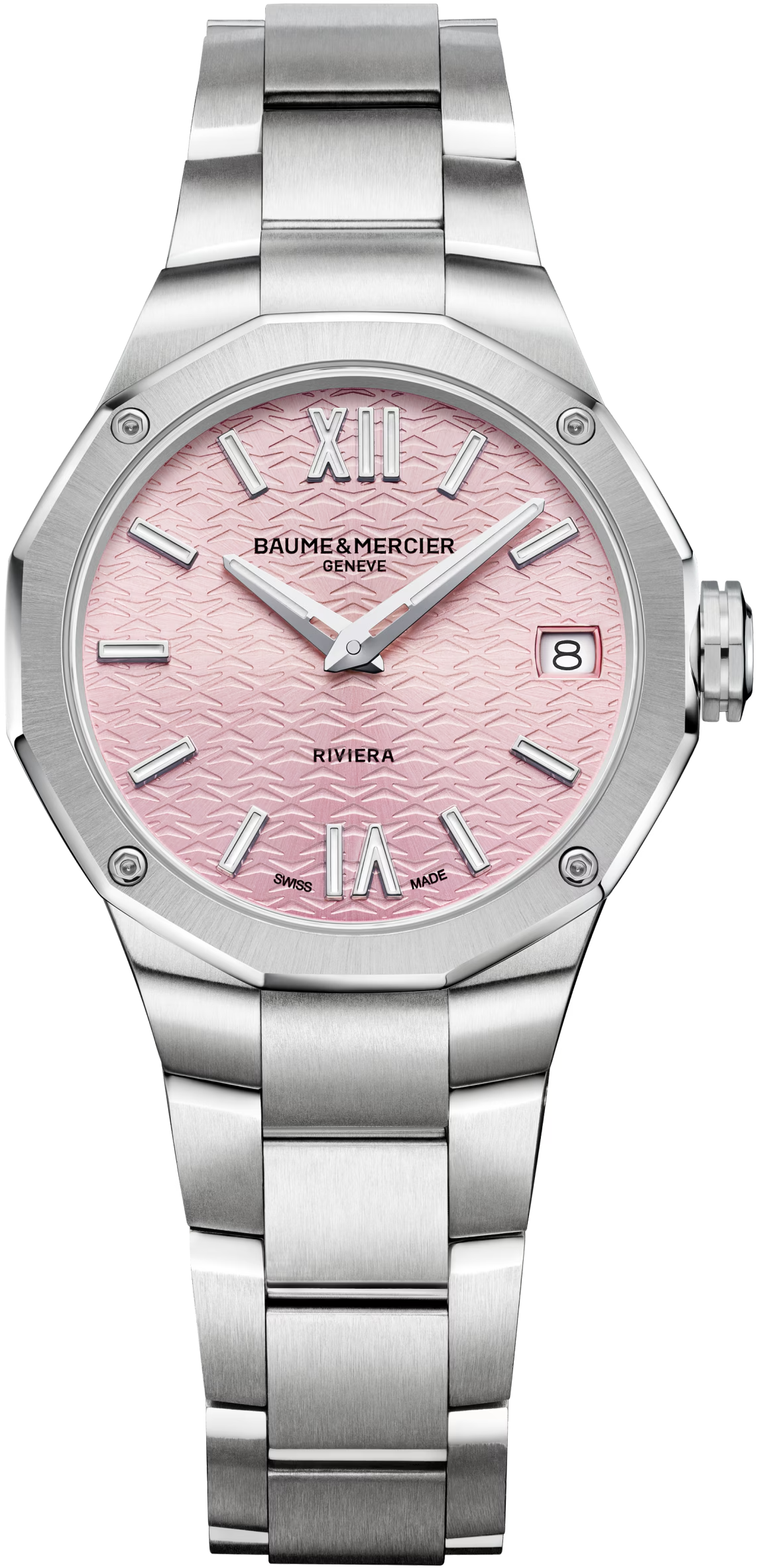 Baume & Mercier Riviera 33 mm med stållænke